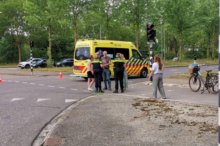 Fietser gewond na valpartij
