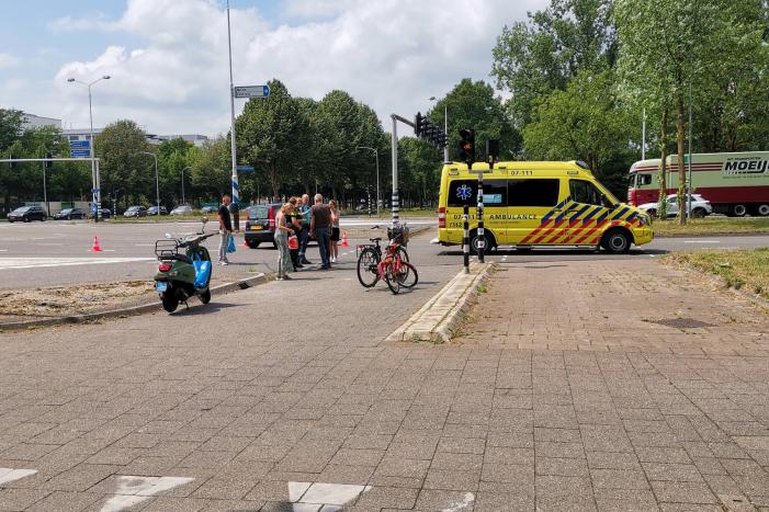 Fietser gewond na valpartij