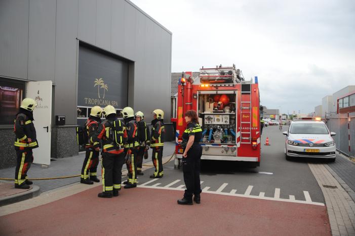Oververhitting van luchtpomp zorgt voor kleine brand in bedrijfspand