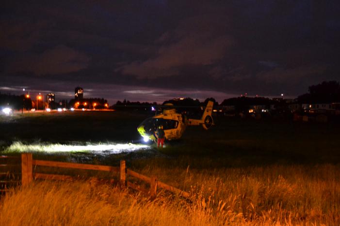 Vrouw zwaargewond na valpartij