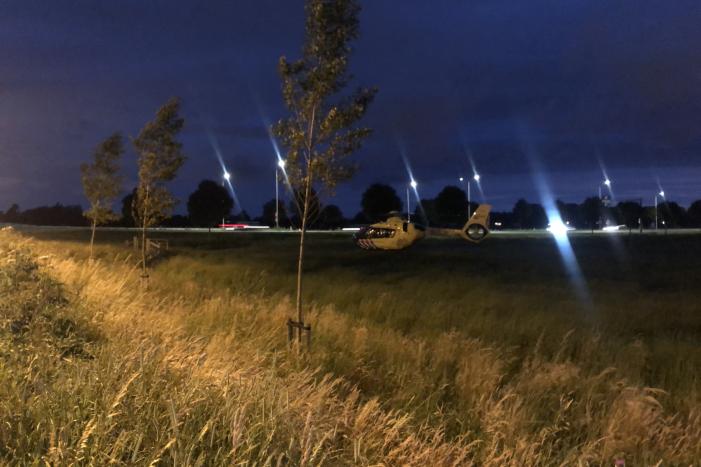 Vrouw zwaargewond na valpartij