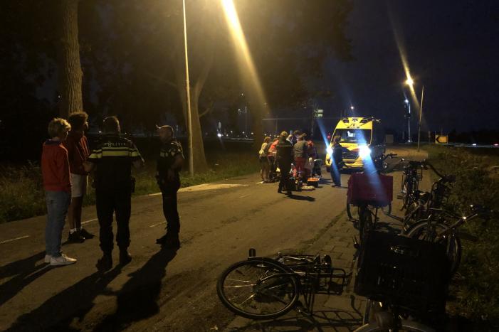 Vrouw zwaargewond na valpartij