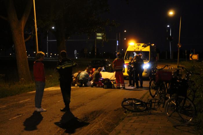 Vrouw zwaargewond na valpartij