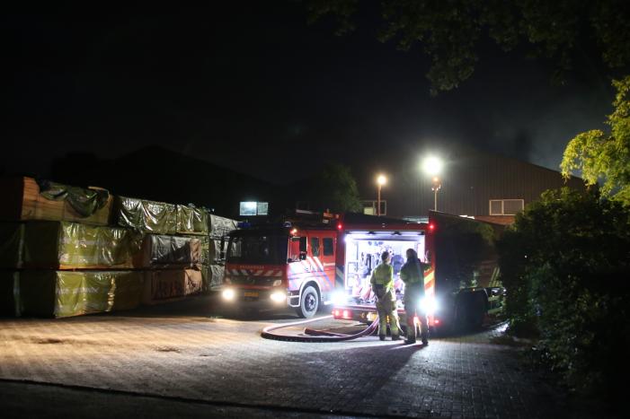 Persoon zwaargewond na flinke brand