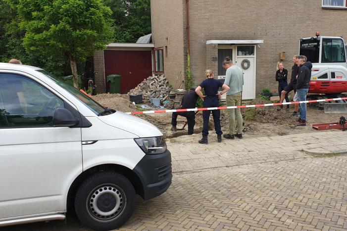 Menselijke botresten gevonden tijdens werkzaamheden bij woning