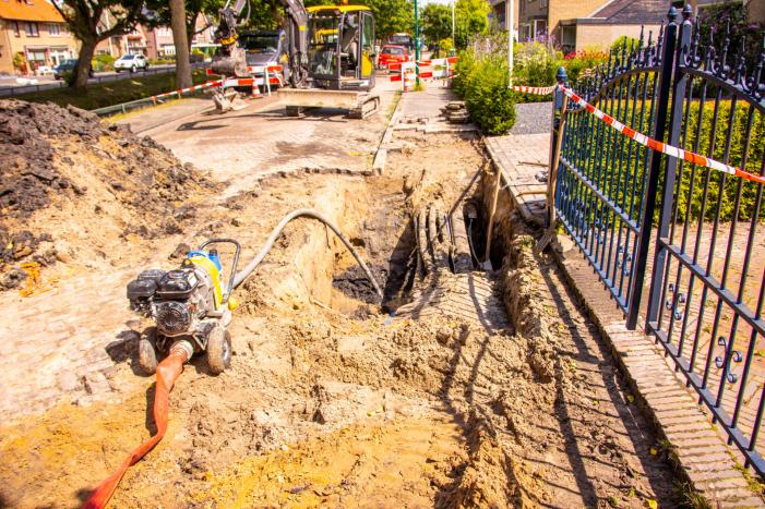 Bunschoten geteisterd door waterlekkages