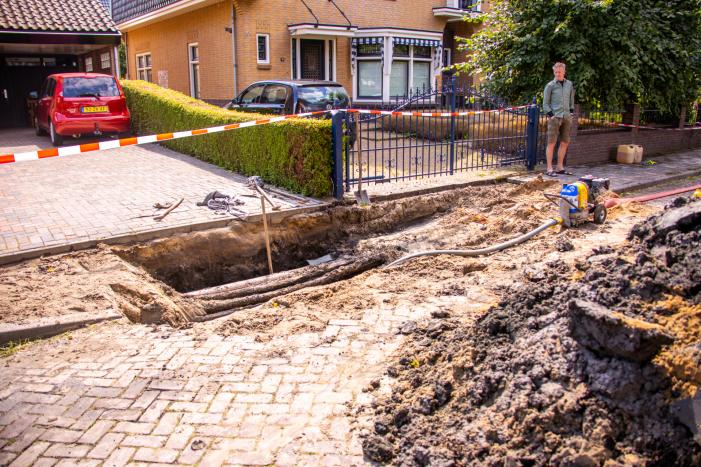 Bunschoten geteisterd door waterlekkages