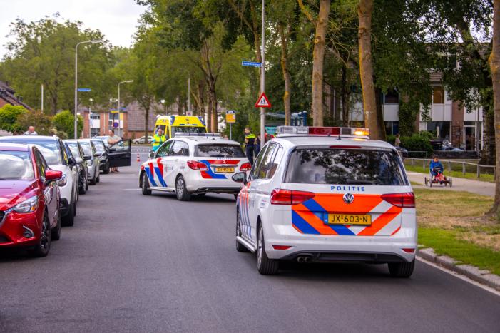 Overstekend kindje op fiets aangereden
