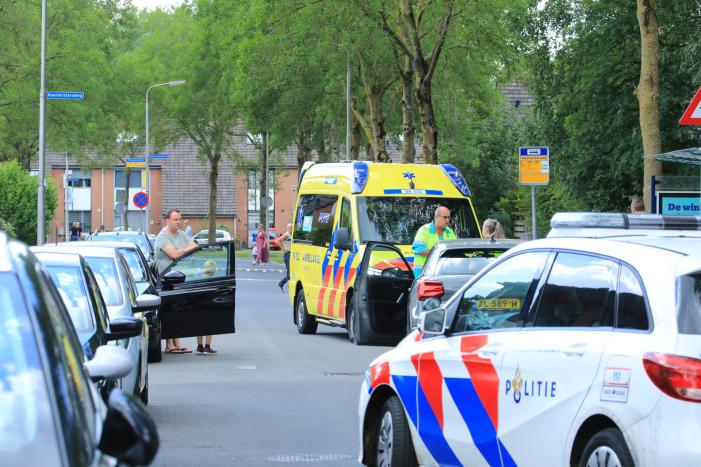Overstekend kindje op fiets aangereden