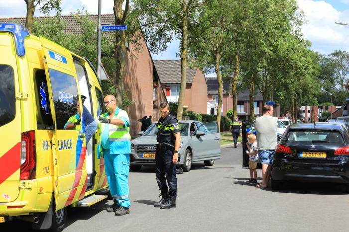 Overstekend kindje op fiets aangereden