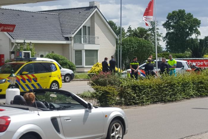 Motorrijder in botsing met auto