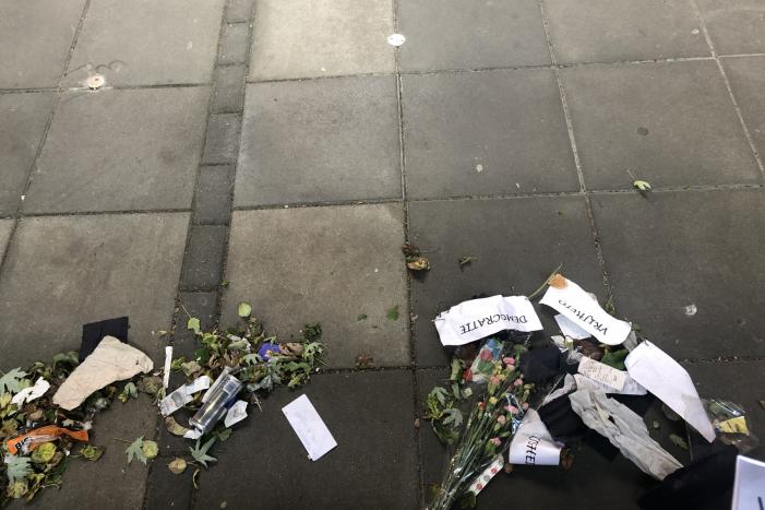 Bananen neergelegd bij Rechtbank Noord-Nederland