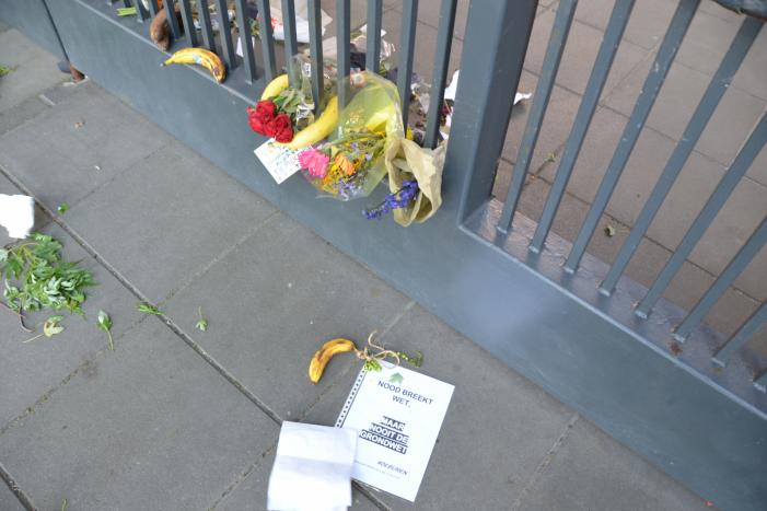 Bananen neergelegd bij Rechtbank Noord-Nederland