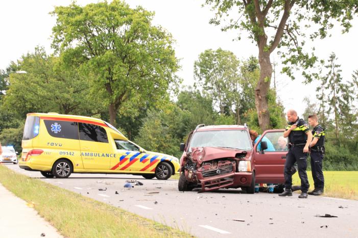 Gewonde en forse schade bij ongeval