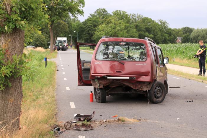 Gewonde en forse schade bij ongeval