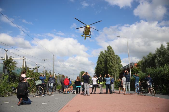 Traumahelikopter ingezet voor incident in flatwoning