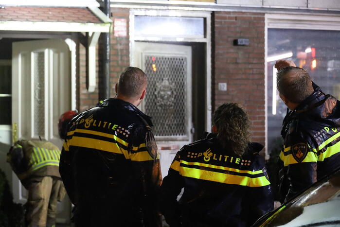 Brandstichting bij woning