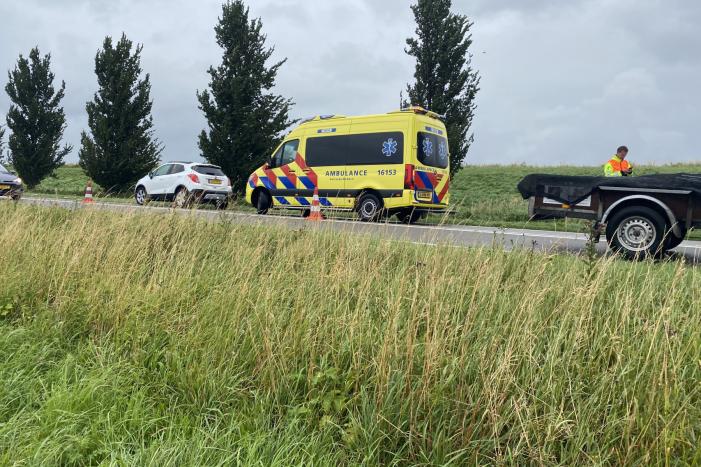Meerdere voertuigen betrokken bij kop-staartbotsing