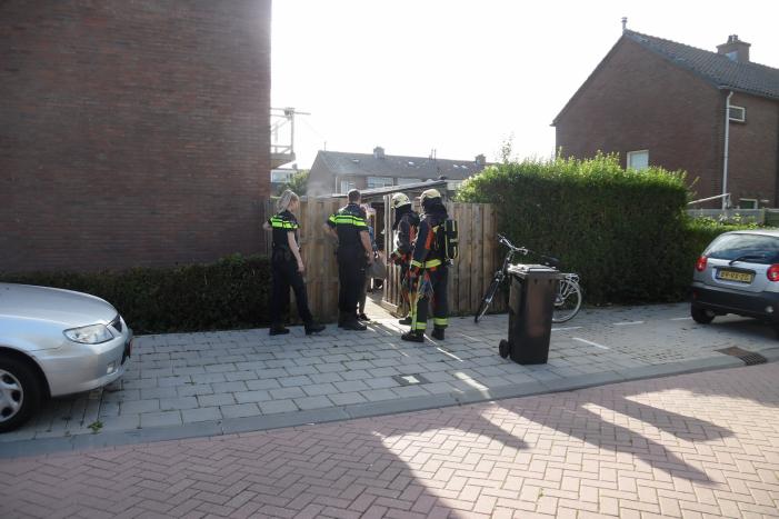 Persoon aangehouden bij brand