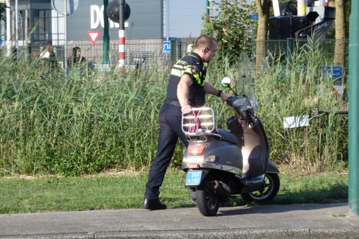 Scooterrijder betrokken bij ongeval