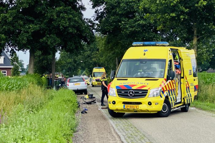 Motorrijder zwaargewond na ongeval