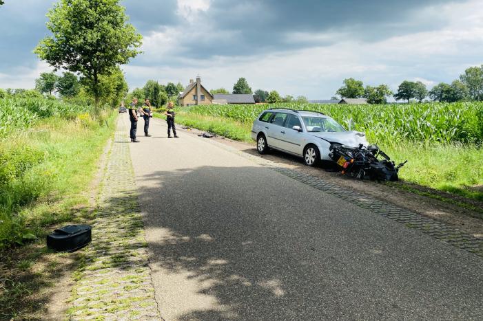 Motorrijder zwaargewond na ongeval