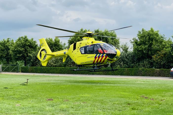 Motorrijder zwaargewond na ongeval