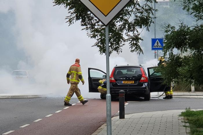 Flinke rookontwikkeling bij autobrand