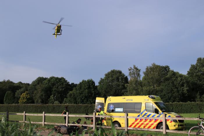 Traumahelikopter ingezet bij ernstig ongeval