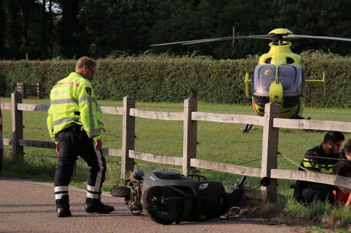 Traumahelikopter ingezet bij ernstig ongeval