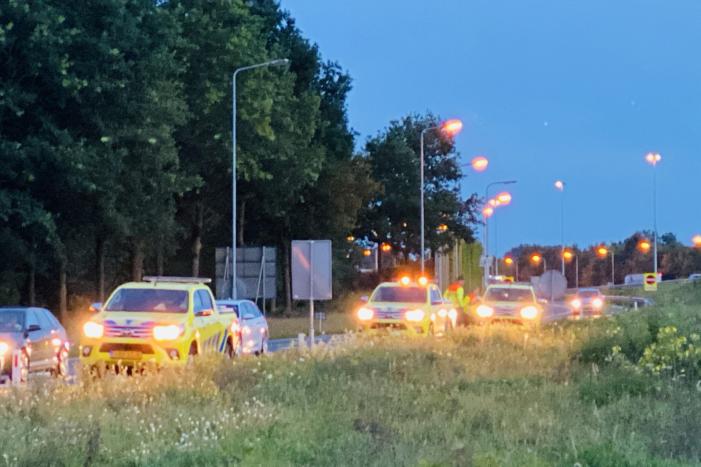 Bozen boeren blokkeren Rijksweg A2