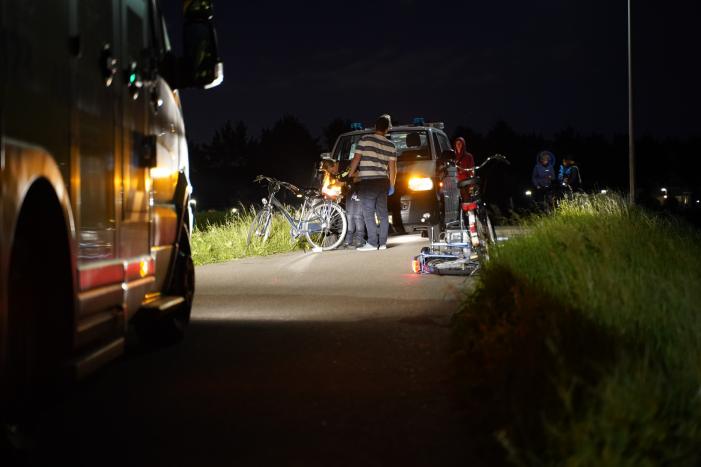 Meerdere fietsers gewond na valpartij