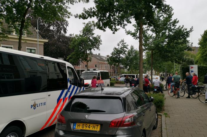 Politie grijpt in bij demonstratie