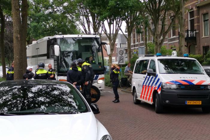 Politie grijpt in bij demonstratie