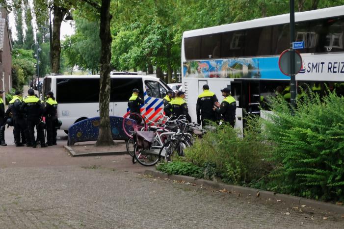 Politie grijpt in bij demonstratie