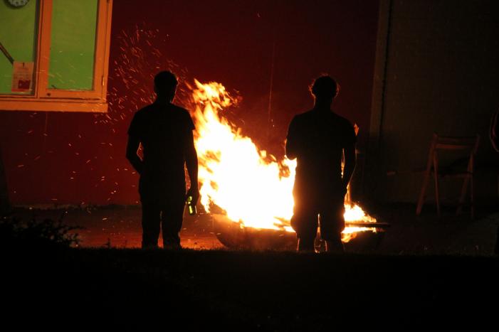 Buitenbrand blijkt kampvuur