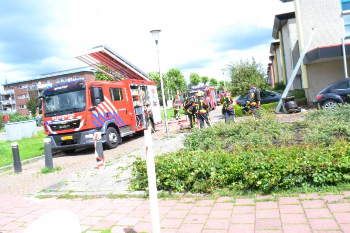 Flinke rookontwikkeling na kortsluiting in droger