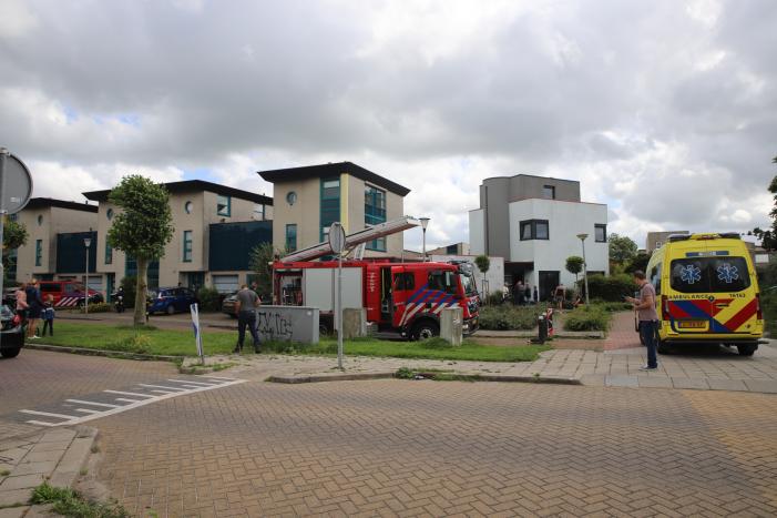 Flinke rookontwikkeling na kortsluiting in droger