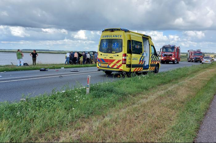 Gewonden bij frontale aanrijding