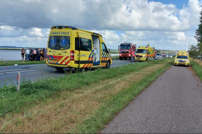 Gewonden bij frontale aanrijding