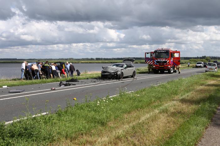 Gewonden bij frontale aanrijding