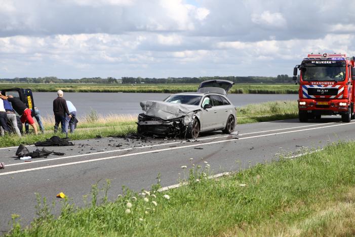Gewonden bij frontale aanrijding