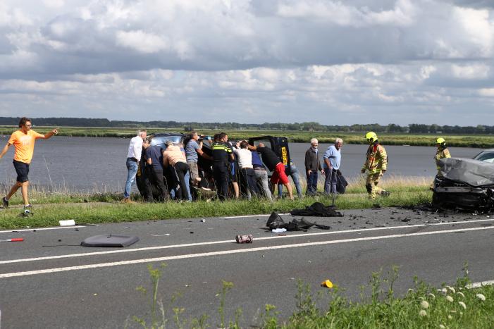 Gewonden bij frontale aanrijding