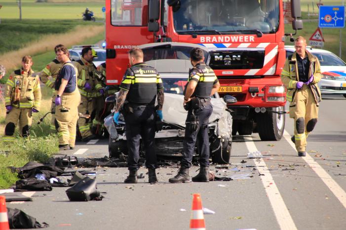 Gewonden bij frontale aanrijding