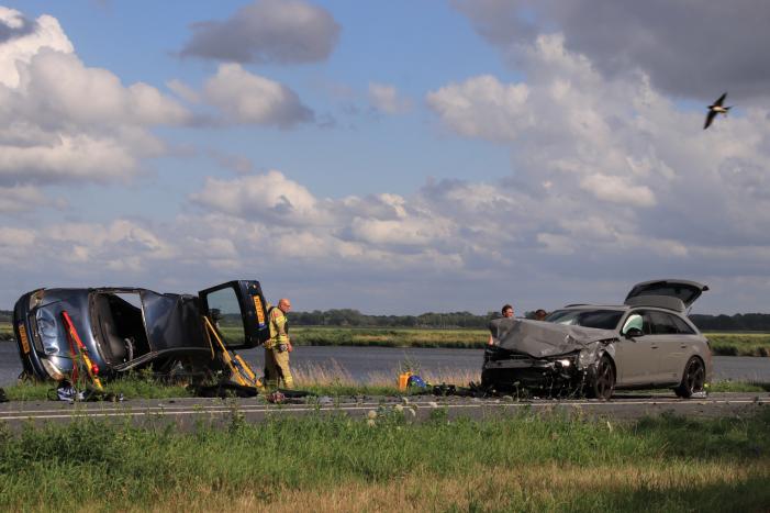 Gewonden bij frontale aanrijding