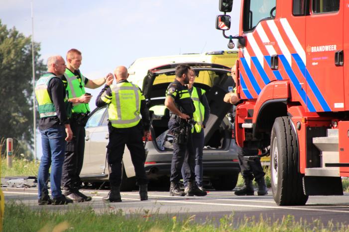 Gewonden bij frontale aanrijding