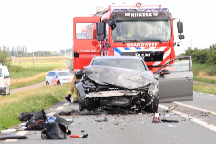 Gewonden bij frontale aanrijding