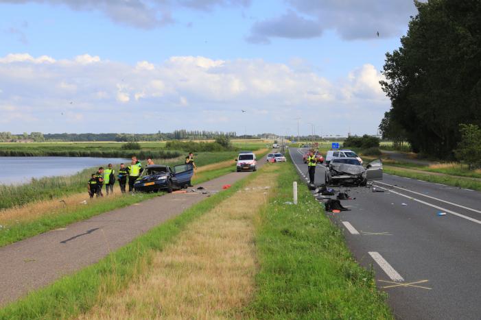 Gewonden bij frontale aanrijding