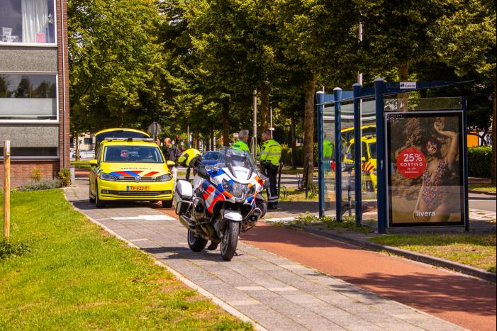 Voetgangster aangereden door scooter