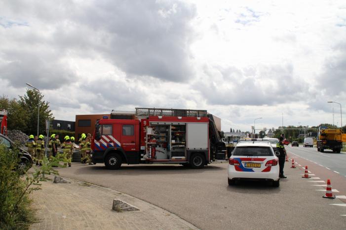 Gaslek ontstaan tijdens graafwerkzaamheden